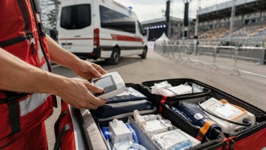 Дежурство скорой на мероприятиях в Павловской