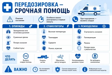 Помощь при передозировке в Павловской