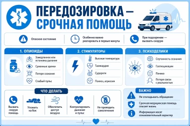 Помощь при передозировке в Павловской